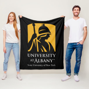 University at Albany Iconic Logo Fleece Blanket
