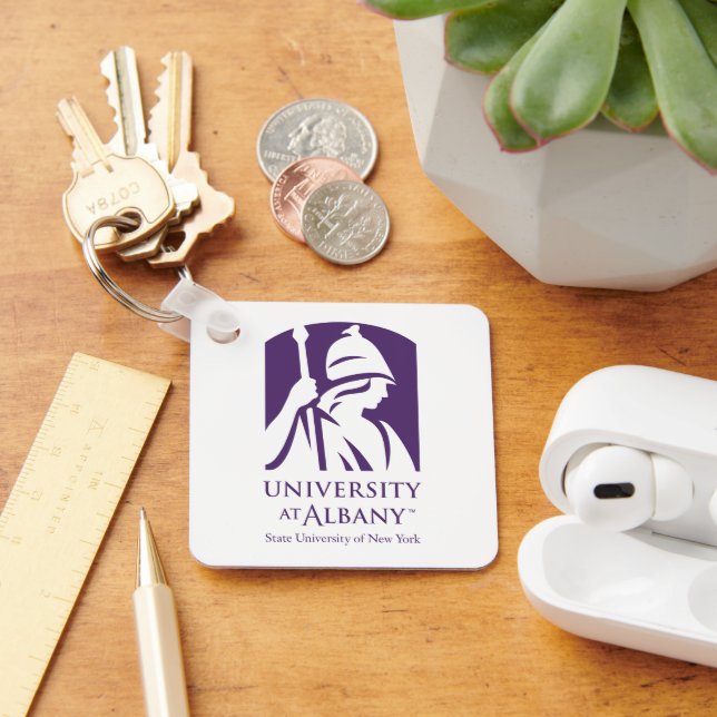 University at Albany Iconic Logo Key Ring (Desk)