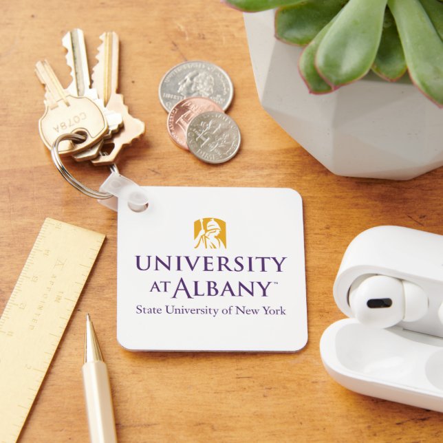 University at Albany Iconic Logo Key Ring (Desk)
