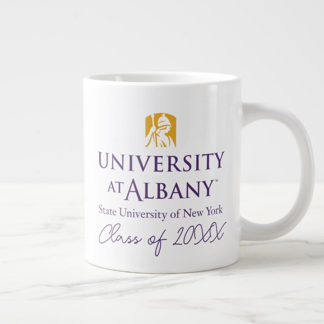 University at Albany Iconic Logo Large Coffee Mug (Right)