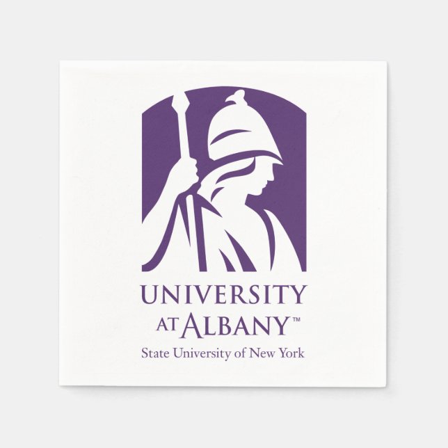 University at Albany Iconic Logo Napkin (Front)