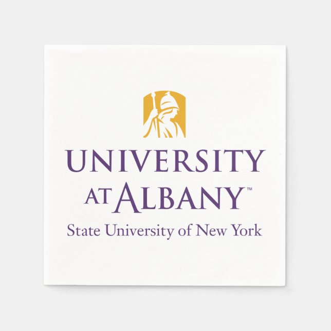University at Albany Iconic Logo Napkin (Front)