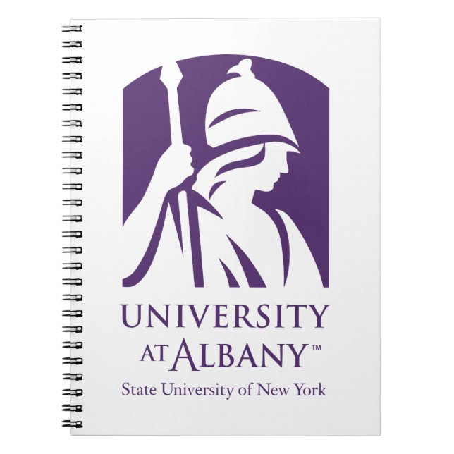 University at Albany Iconic Logo Notebook (Front)