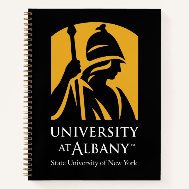 University at Albany Iconic Logo Notebook (Front)