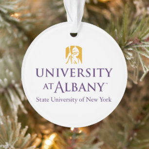 University at Albany Iconic Logo Ornament