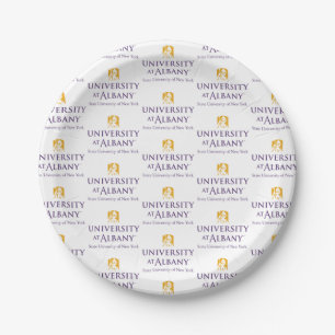 University at Albany Iconic Logo Paper Plate