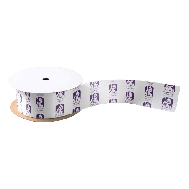 University at Albany Iconic Logo Satin Ribbon (Spool)