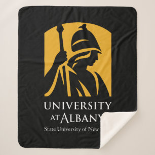 University at Albany Iconic Logo Sherpa Blanket