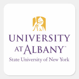 University at Albany Iconic Logo Square Sticker