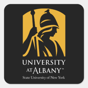 University at Albany Iconic Logo Square Sticker
