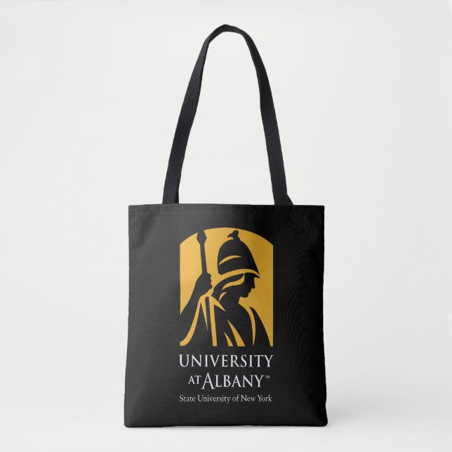 University at Albany Iconic Logo Tote Bag (Front)