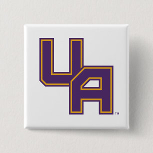 University at Albany Initials Logo 15 Cm Square Badge