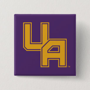 University at Albany Initials Logo 15 Cm Square Badge