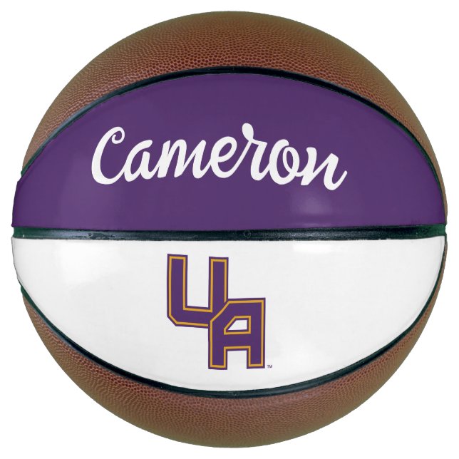 University at Albany Initials Logo Basketball (Front)
