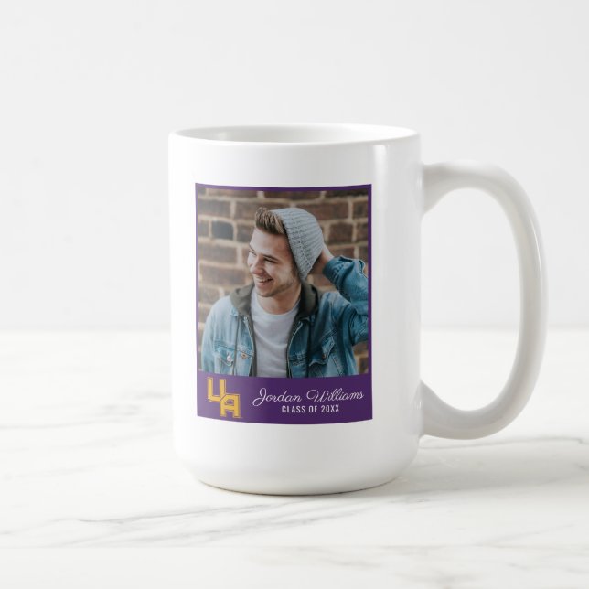 University at Albany Initials Logo Coffee Mug (Right)