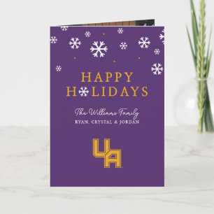 University at Albany Initials Logo Holiday Card