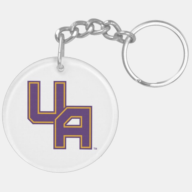 University at Albany Initials Logo Key Ring (Back Left)