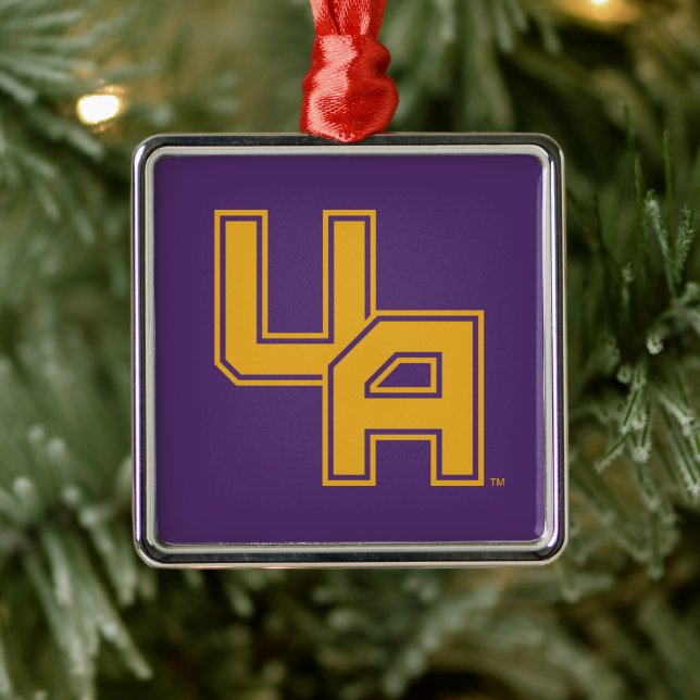 University at Albany Initials Logo Metal Tree Decoration (Tree)