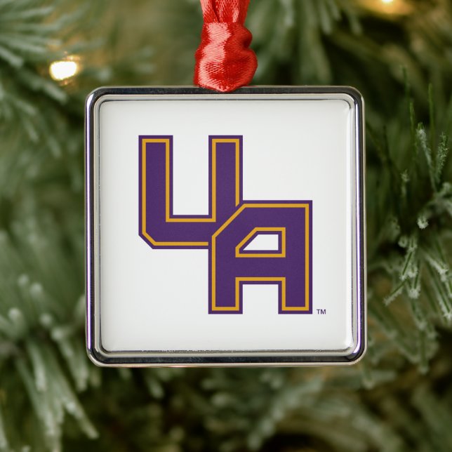 University at Albany Initials Logo Metal Tree Decoration (Tree)