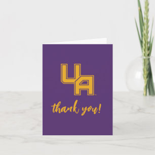 University at Albany Initials Logo Thank You Card