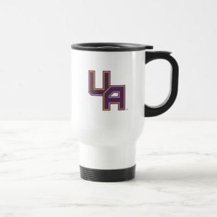 University at Albany Initials Logo Travel Mug