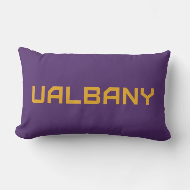 University at Albany Wordmark Lumbar Cushion (Front)
