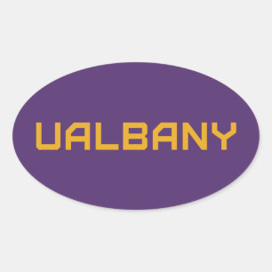 University at Albany Wordmark Oval Sticker