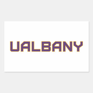 University at Albany Wordmark Rectangular Sticker