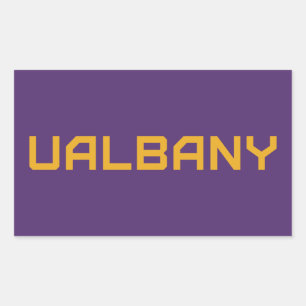 University at Albany Wordmark Rectangular Sticker