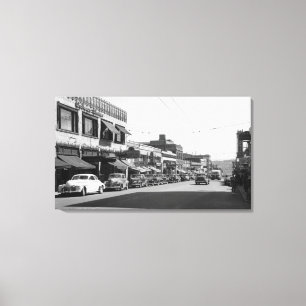 University Avenue in Seattle, Washington Canvas Print