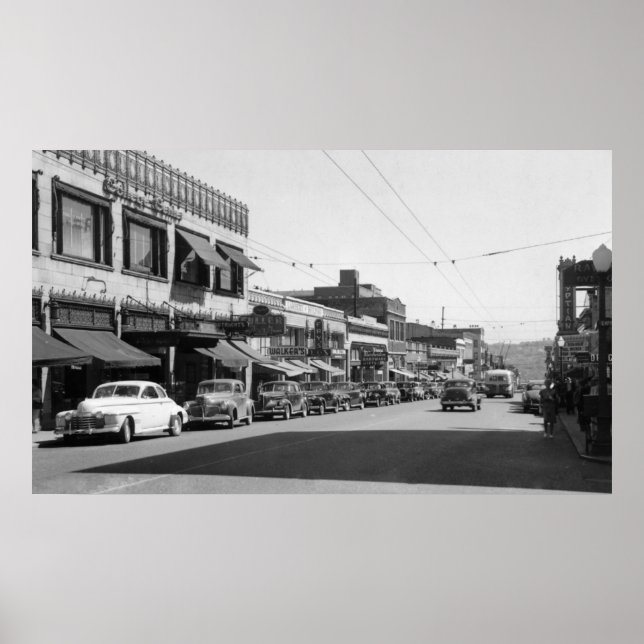 University Avenue in Seattle, Washington Poster (Front)