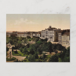 University, Belgrade, Servia classic Photochrom Postcard