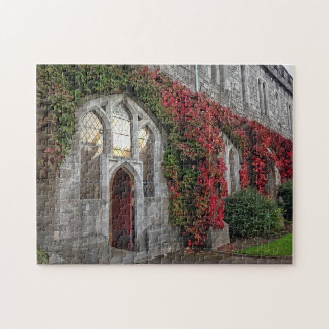 University College Cork Fall Colors Ireland Puzzle (Horizontal)