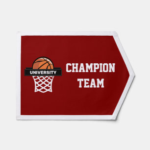University, College, School Basketball Champions Pennant