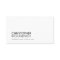 UNIVERSITY/COLLEGE STUDENT WHITE Business Card