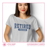 University Collegiate Customisable Retired Teacher