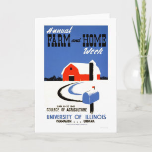 University Illinois Farm 1941 WPA Card