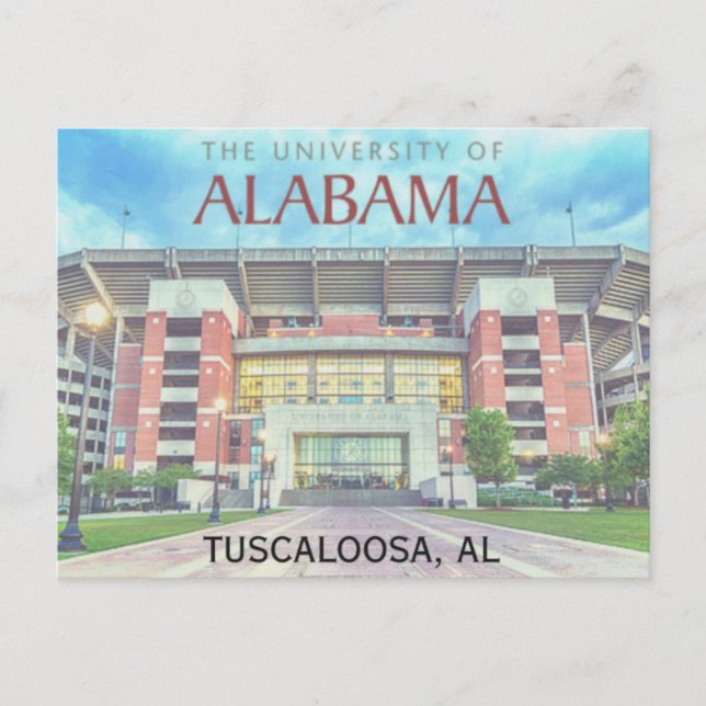 University of Alabama Postcard  (Front)