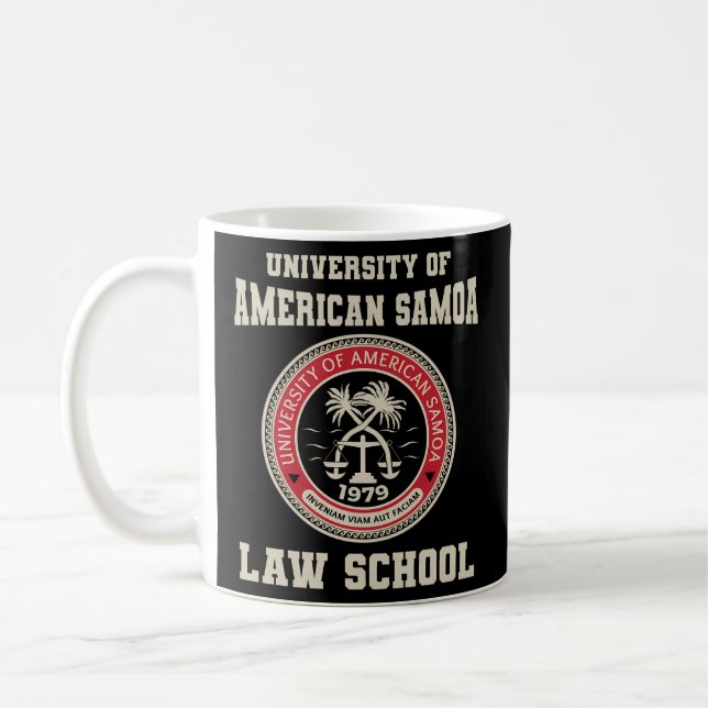 University Of American Samoa Law School Coffee Mug (Left)
