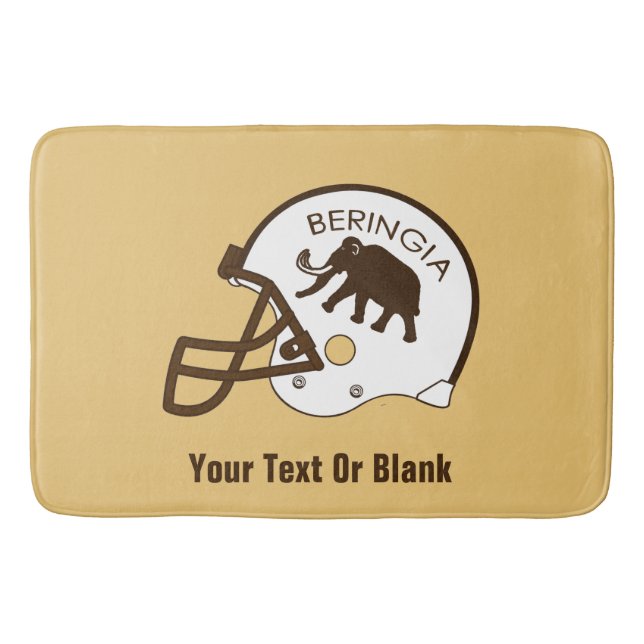 University of Beringia Football Bath Mat (Front)