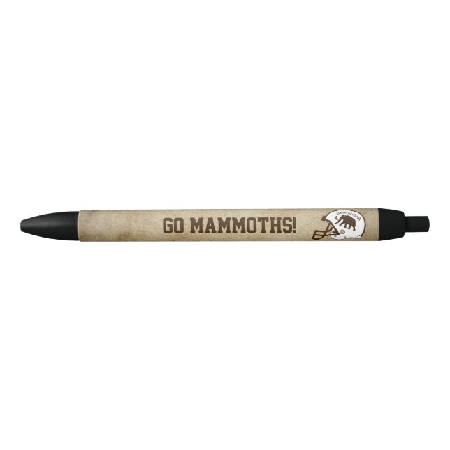 University of Beringia Football Black Ink Pen (Front)