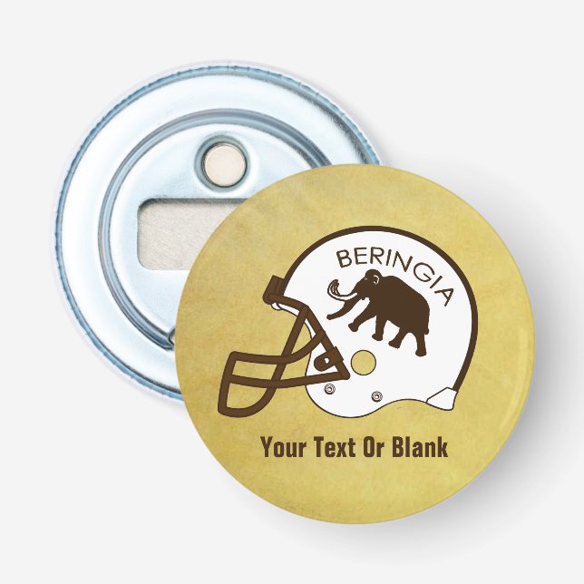 University of Beringia Football Bottle Opener (Front)
