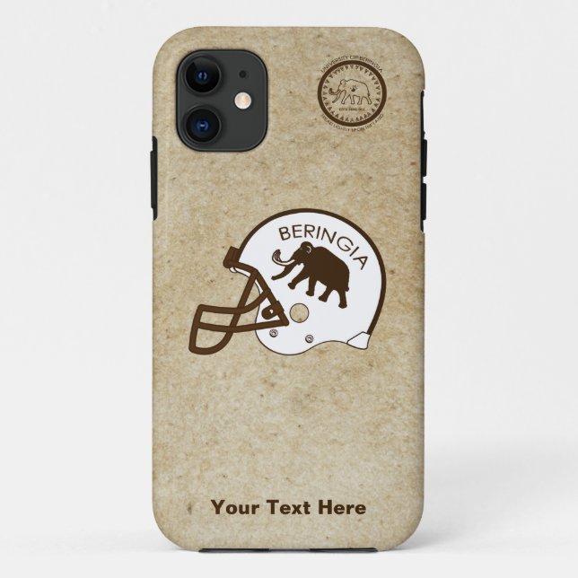 University of Beringia Football Case-Mate iPhone Case (Back)