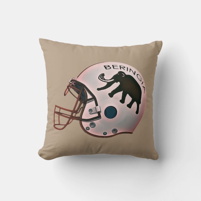 University of Beringia Football Cushion (Front)