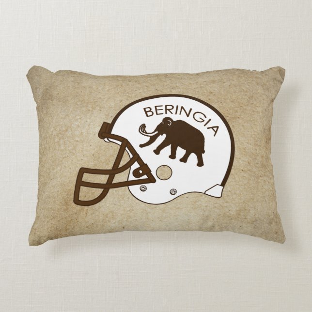 University of Beringia Football Decorative Cushion (Front)