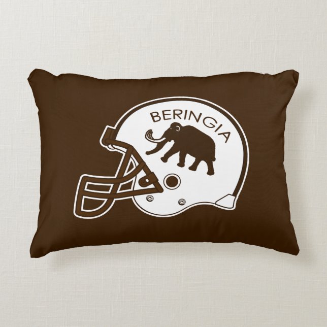 University of Beringia Football Decorative Cushion (Front)