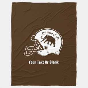 University of Beringia Football Fleece Blanket
