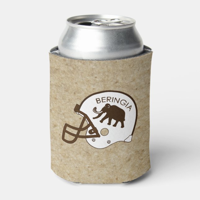 University of Beringia Football Helmet Can Cooler (Can Front)