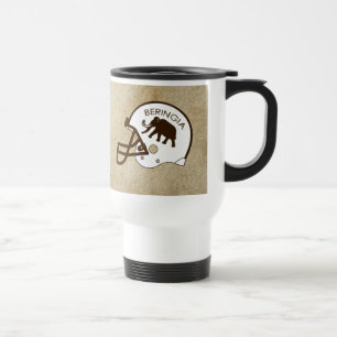 University of Beringia Football Helmet Travel Mug