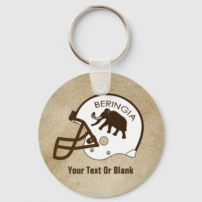 University of Beringia Football Key Ring (Front)